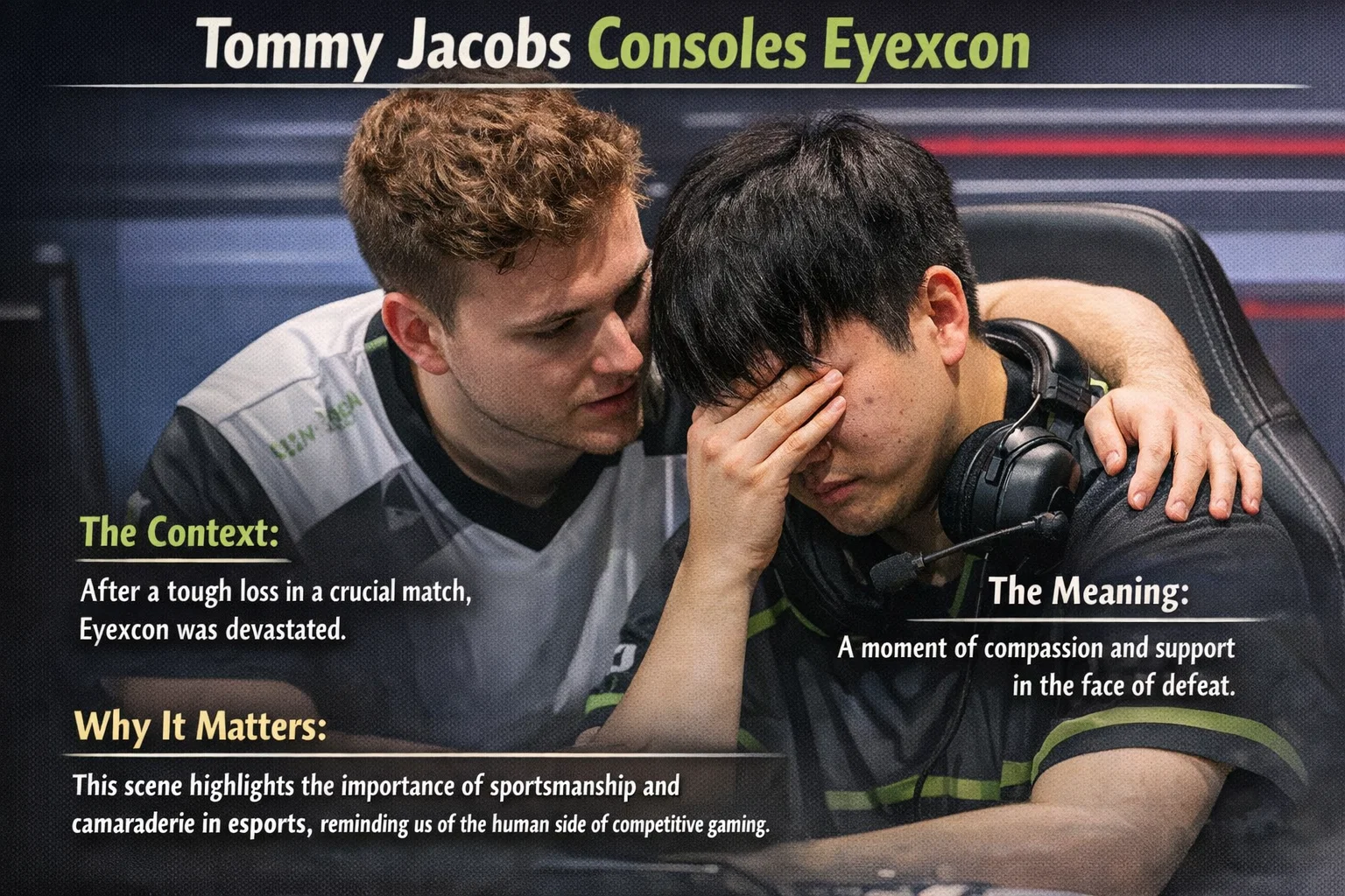 Tommy Jacobs Consoles Eyexcon